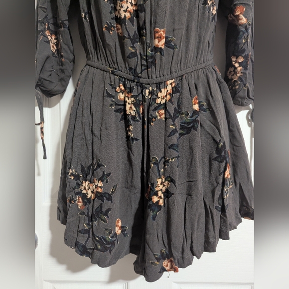 Free People Medium Floral Boho Romper - Picture 7 of 10
